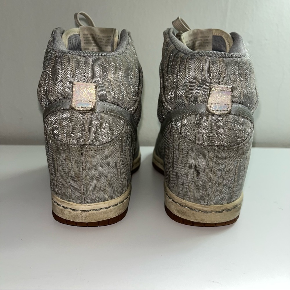 Nike Women's Dunk Sky High Wedge Sneakers Size 6.5 - Picture 6 of 9